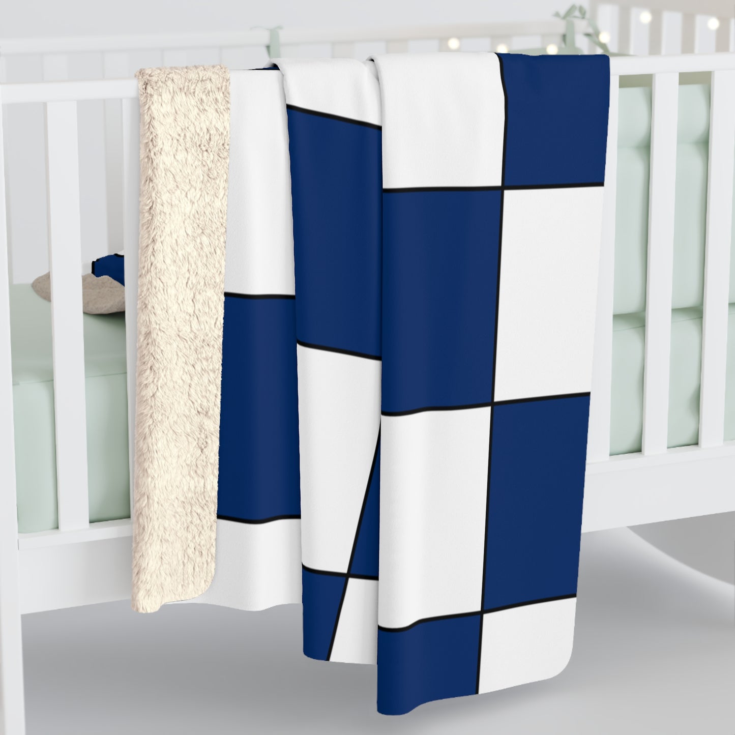 Finland Retro Check Blanket Throw