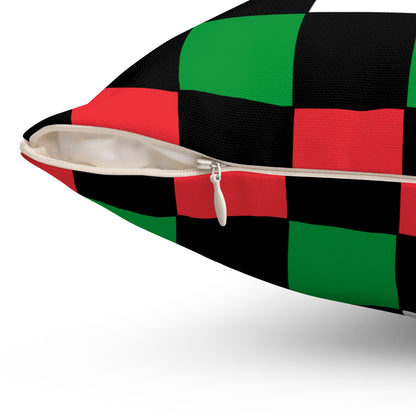 Palestine Retro Check Cushion Pillow