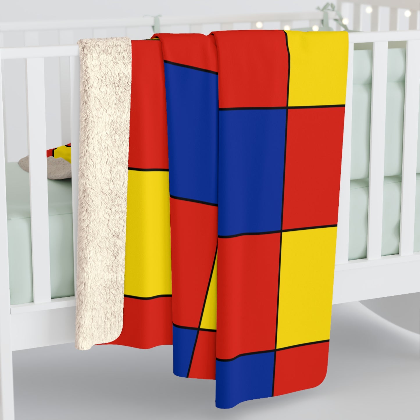 Romania Retro Check Blanket Throw