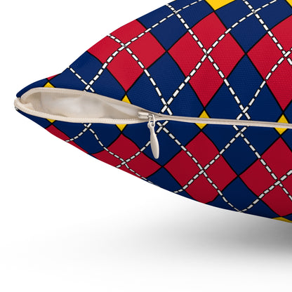Chad Retro Argyle Cushion Pillow