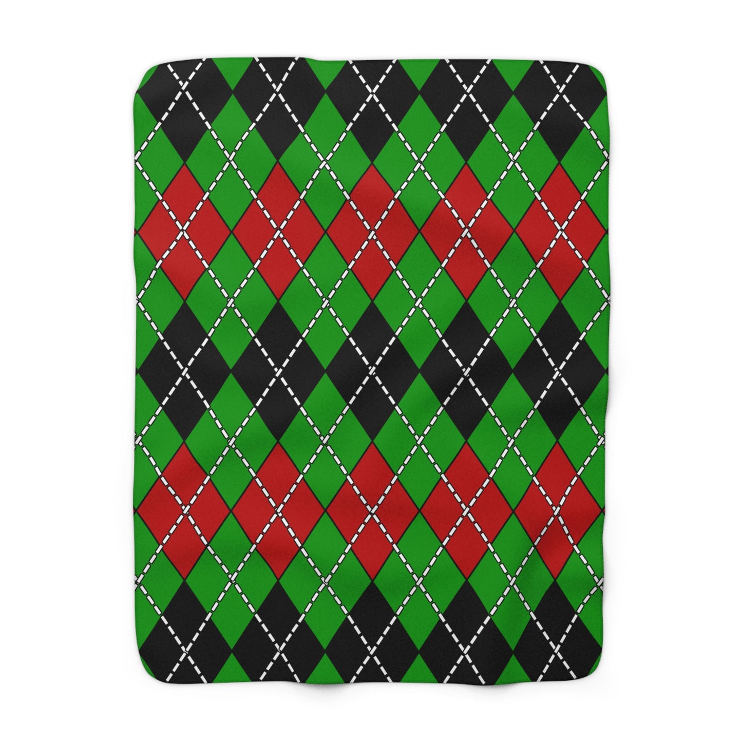 Afghanistan Retro Argyle Blanket Throw