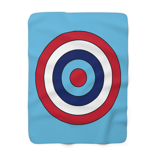 Fiji Retro Target Blanket Throw