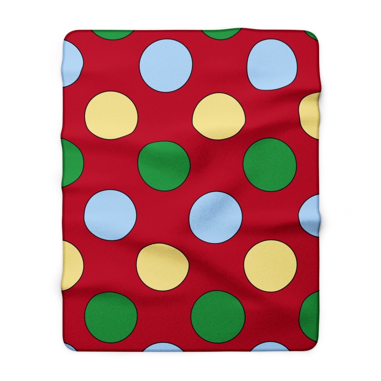 Eritrea Retro Polka Dots Blanket Throw