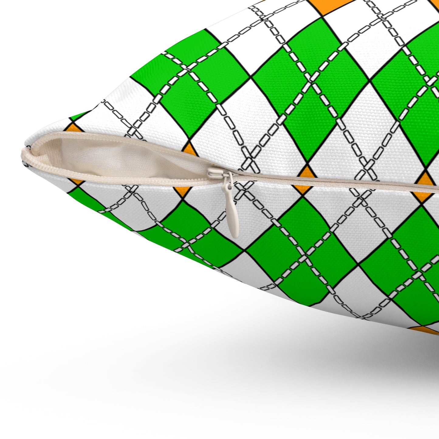 Cote Divoire Retro Argyle Cushion Pillow