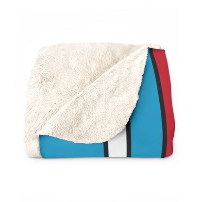 Tuvalu Retro Stripes Blanket Throw