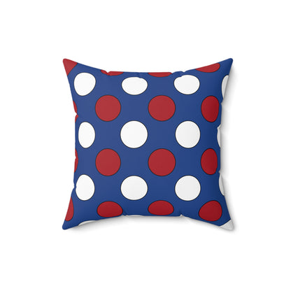 Caribbean Netherlands Retro Polka Dots Cushion Pillow