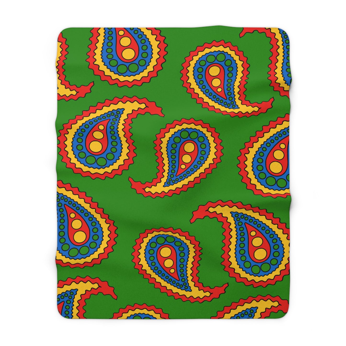 Ethiopia Retro Paisley Blanket Throw