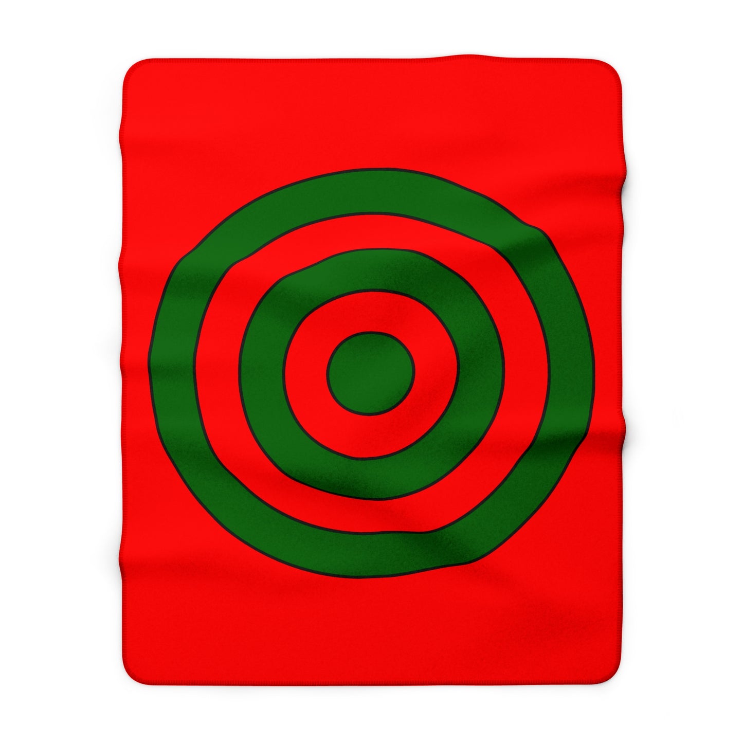 Portugal Retro Target Blanket Throw