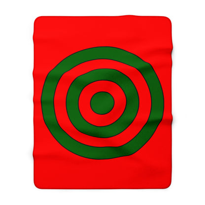 Portugal Retro Target Blanket Throw