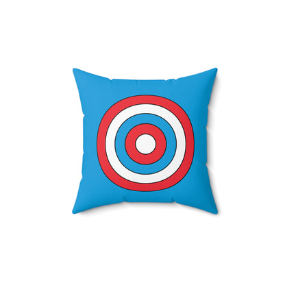 Luxembourg Retro Target Cushion Pillow