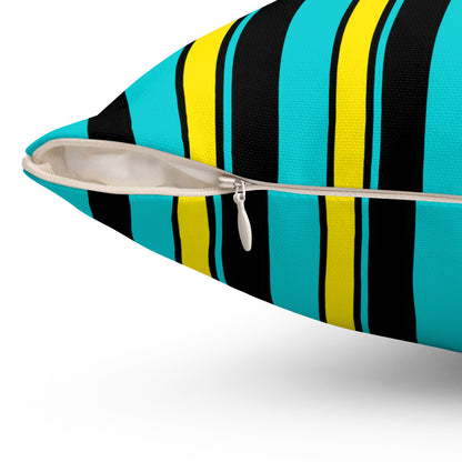 Bahamas Retro Stripes Cushion Pillow