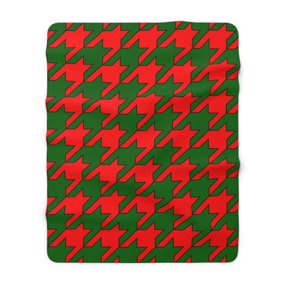 Portugal Retro Houndstooth Blanket Throw