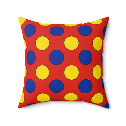 Romania Retro Polka Dots Cushion Pillow