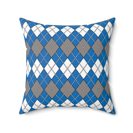 Northern Mariana Islands Retro Argyle Cushion Pillow