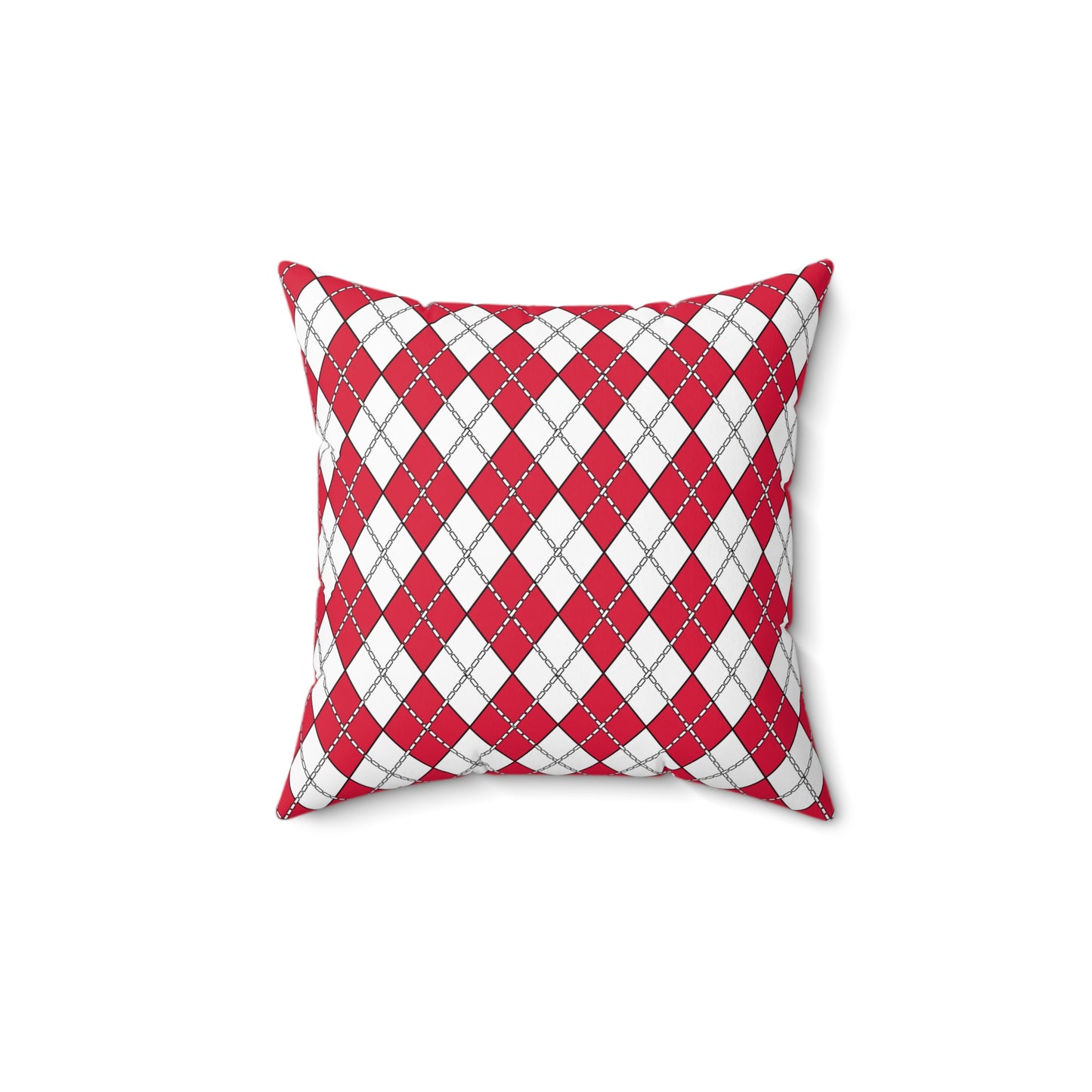 Poland Retro Argyle Cushion Pillow