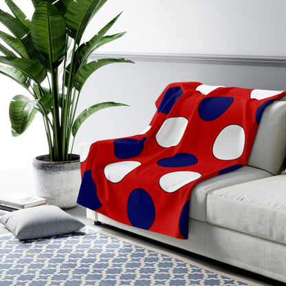 Nepal Retro Polka Dots Blanket Throw