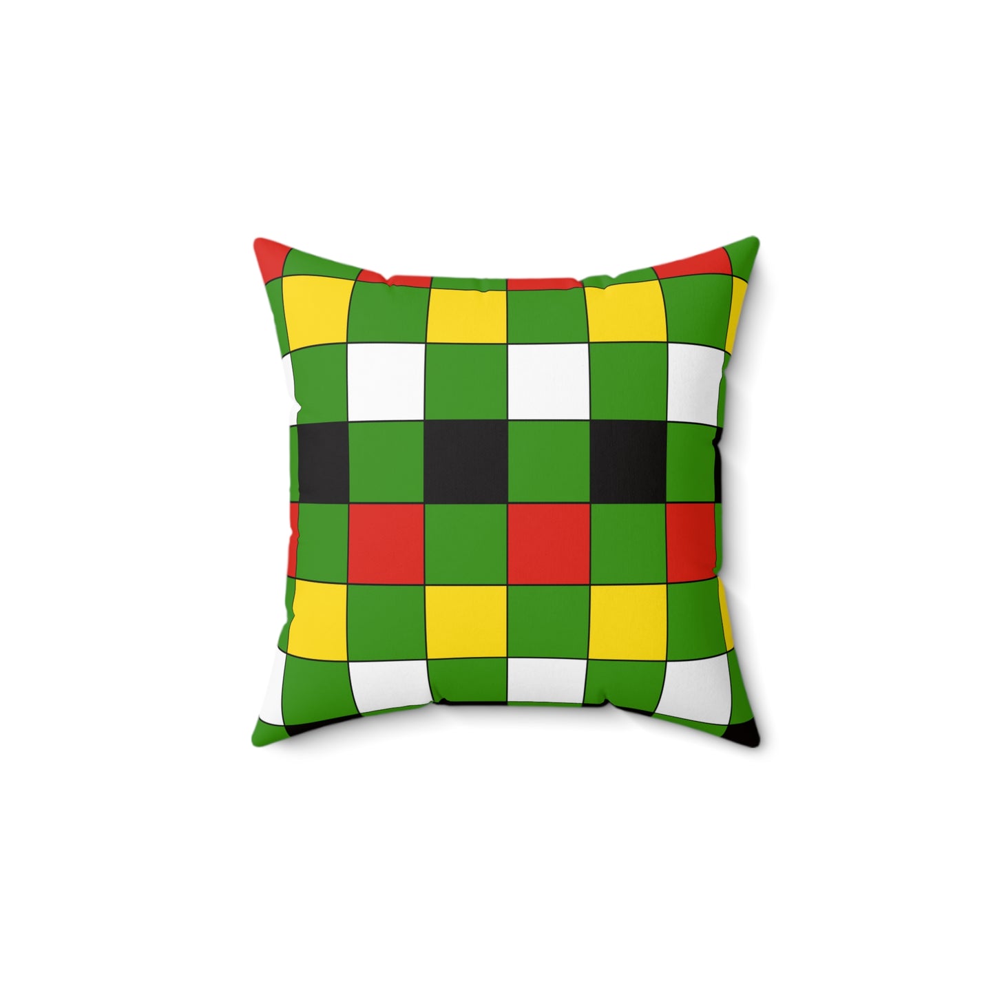 Guyana Retro Check Cushion Pillow