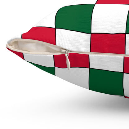 Algeria Retro Check Cushion Pillow