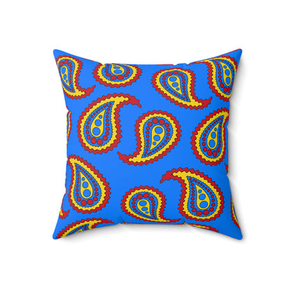 Democratic Republic of the Congo Retro Paisley Cushion Pillow
