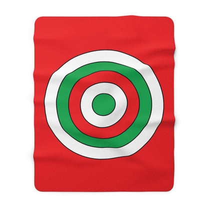 Lebanon Retro Target Blanket Throw