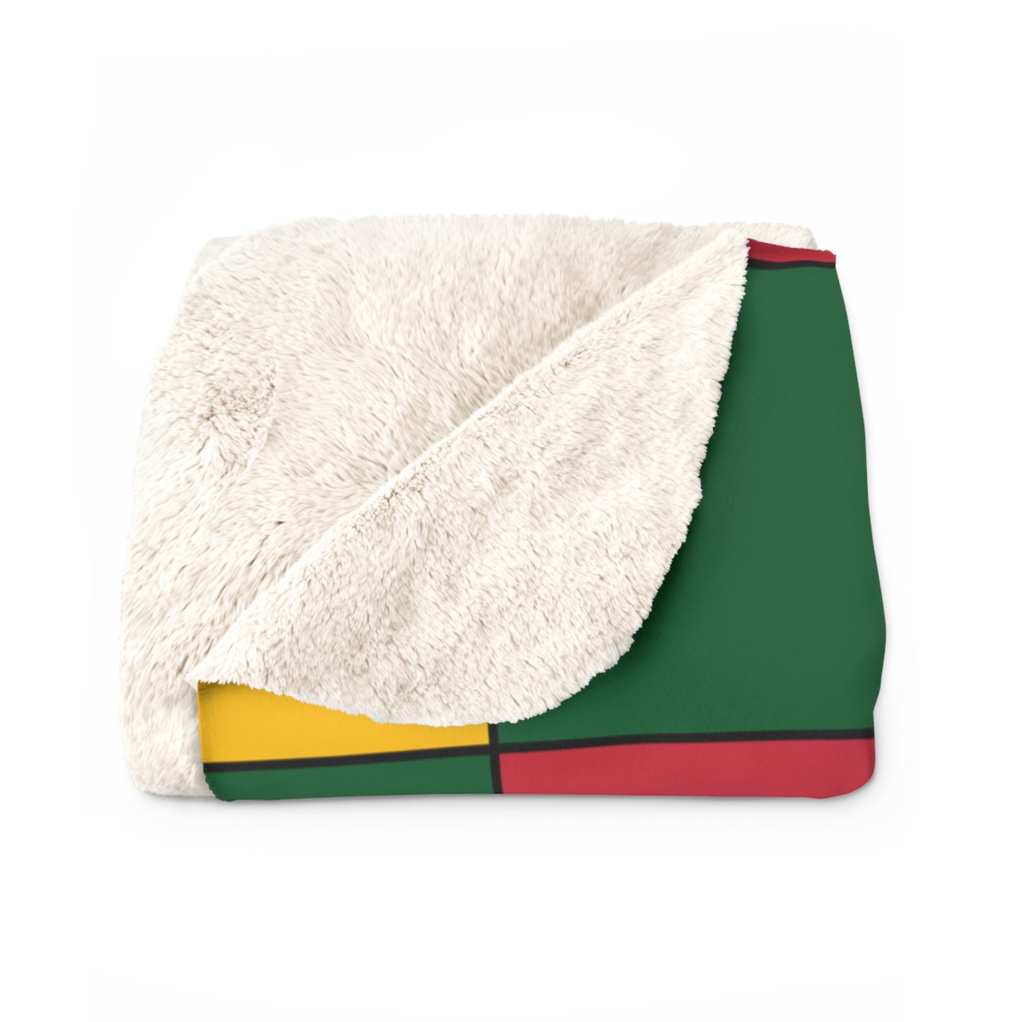 Mauritania Retro Check Blanket Throw