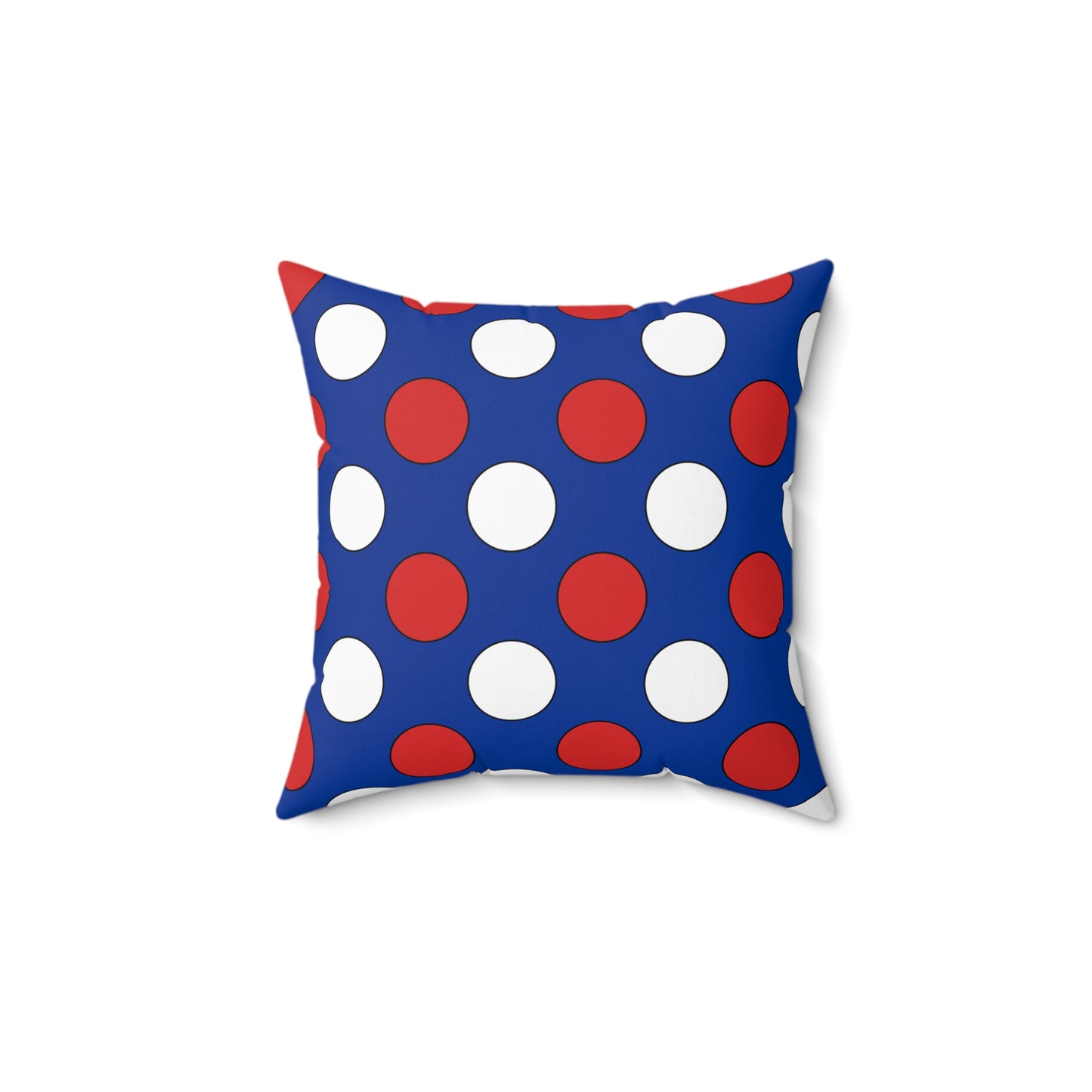 Iceland Retro Polka Dots Cushion Pillow