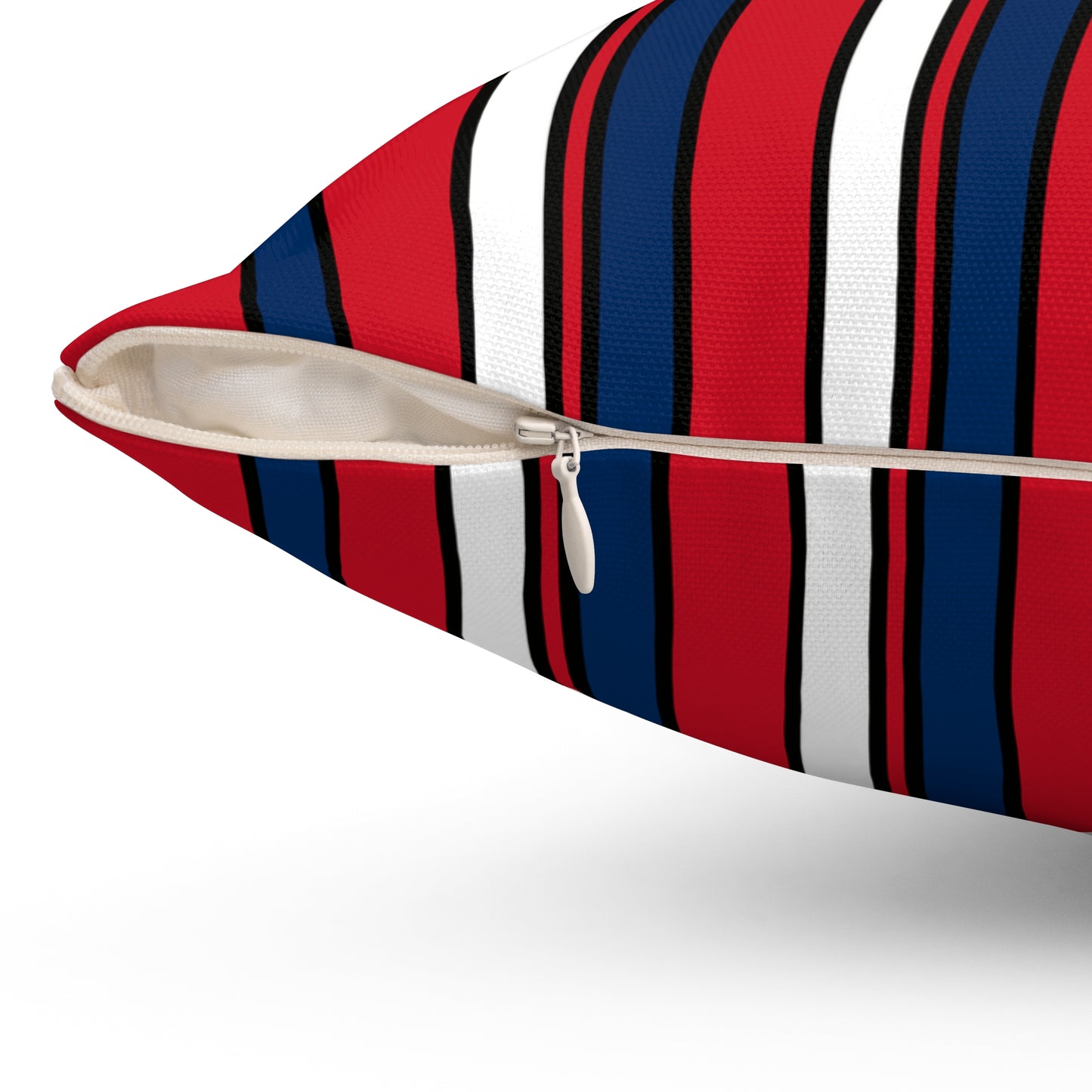 Dominican Republic Retro Stripes Cushion Pillow