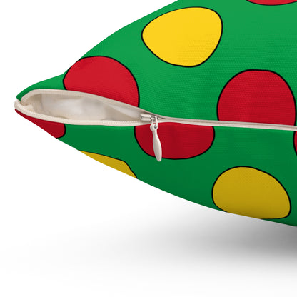 Guinea Bissau Retro Polka Dots Cushion Pillow