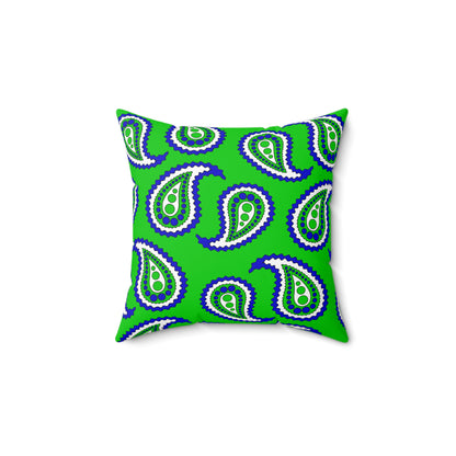 Sierra Leone Retro Paisley Cushion Pillow