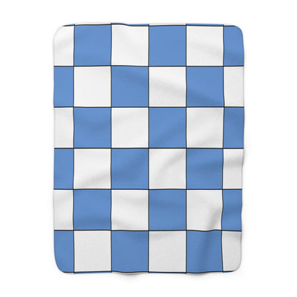 Micronesia Retro Check Blanket Throw