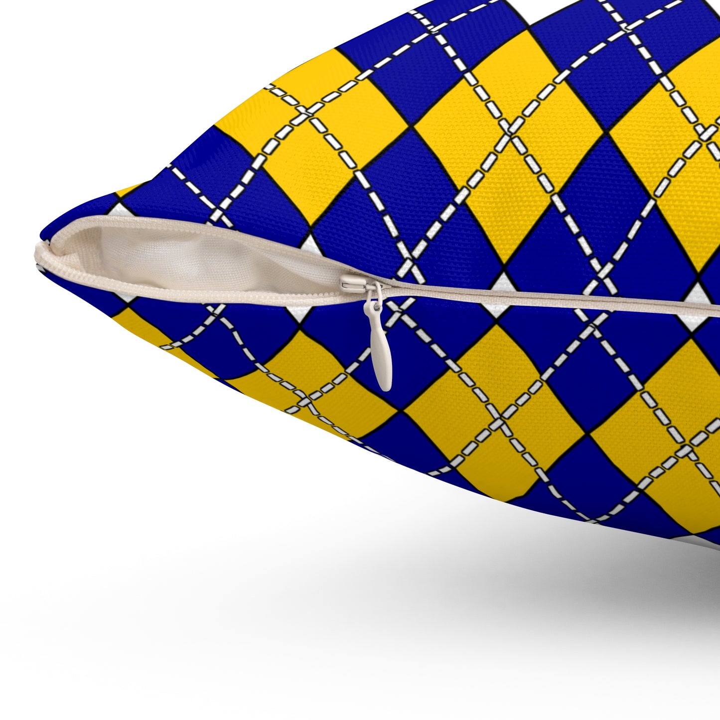 Bosnia And Herzegovina Retro Argyle Cushion Pillow