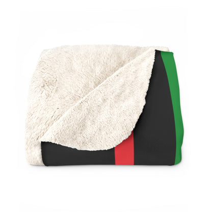 Palestine Retro Stripes Blanket Throw