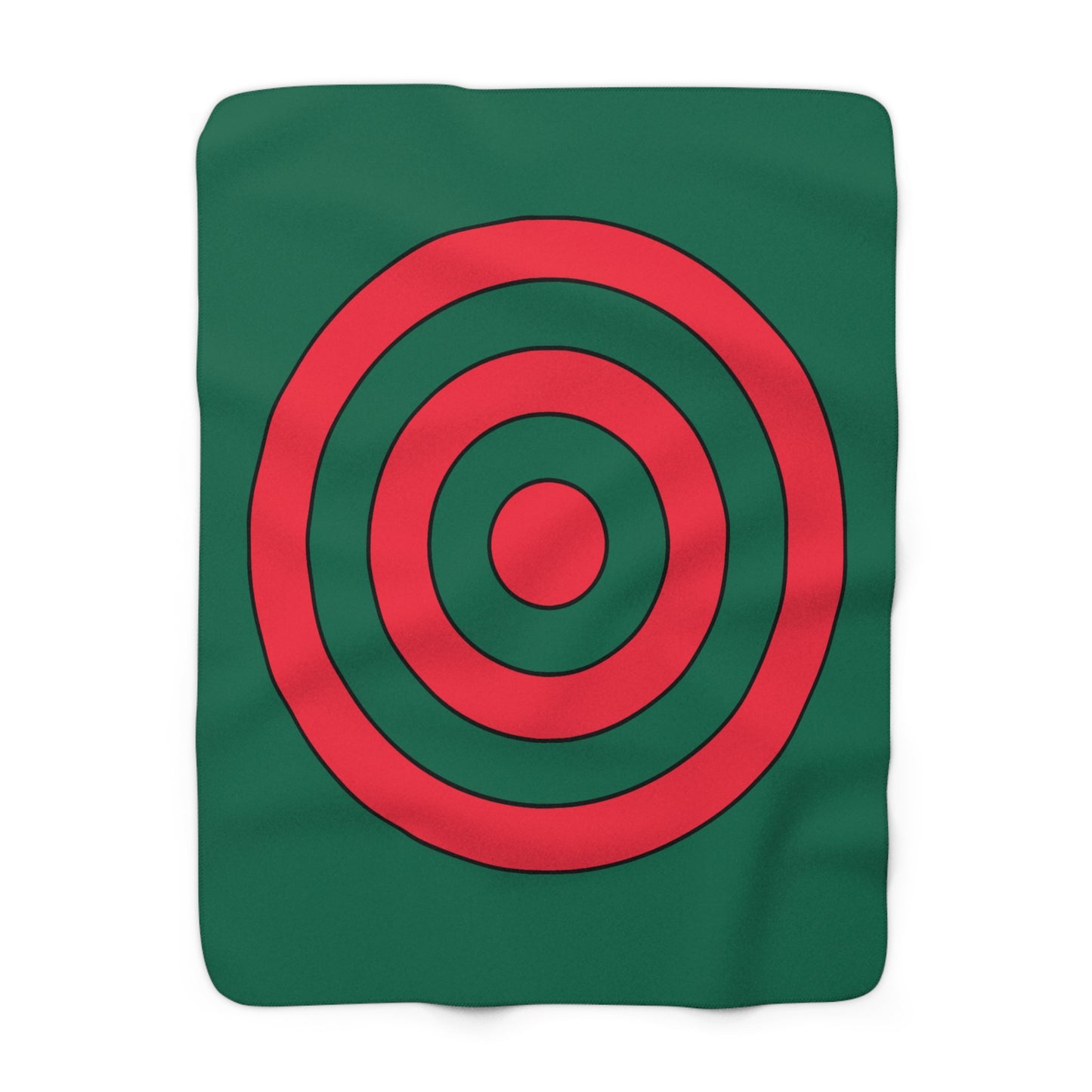 Bangladesh Retro Target Blanket Throw