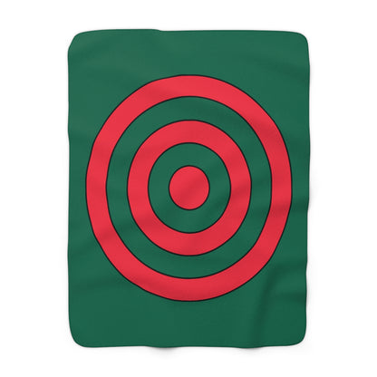 Bangladesh Retro Target Blanket Throw