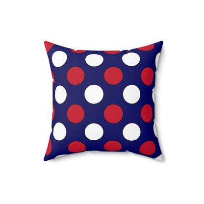 South Georgia And The South Sandwich Islands Retro Polka Dots Cushion Pillow