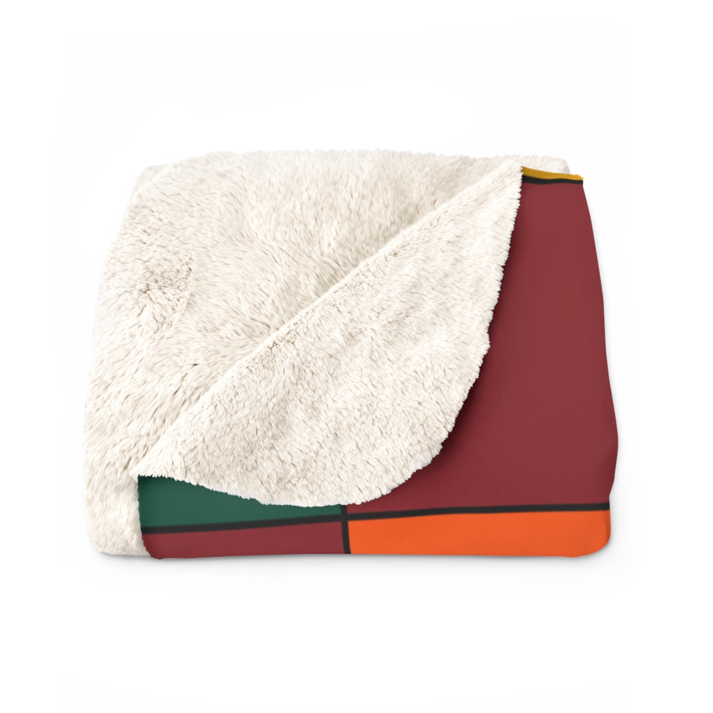 Sri Lanka Retro Check Blanket Throw