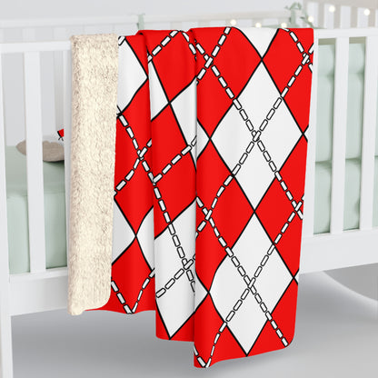 Switzerland Retro Argyle Blanket Throw