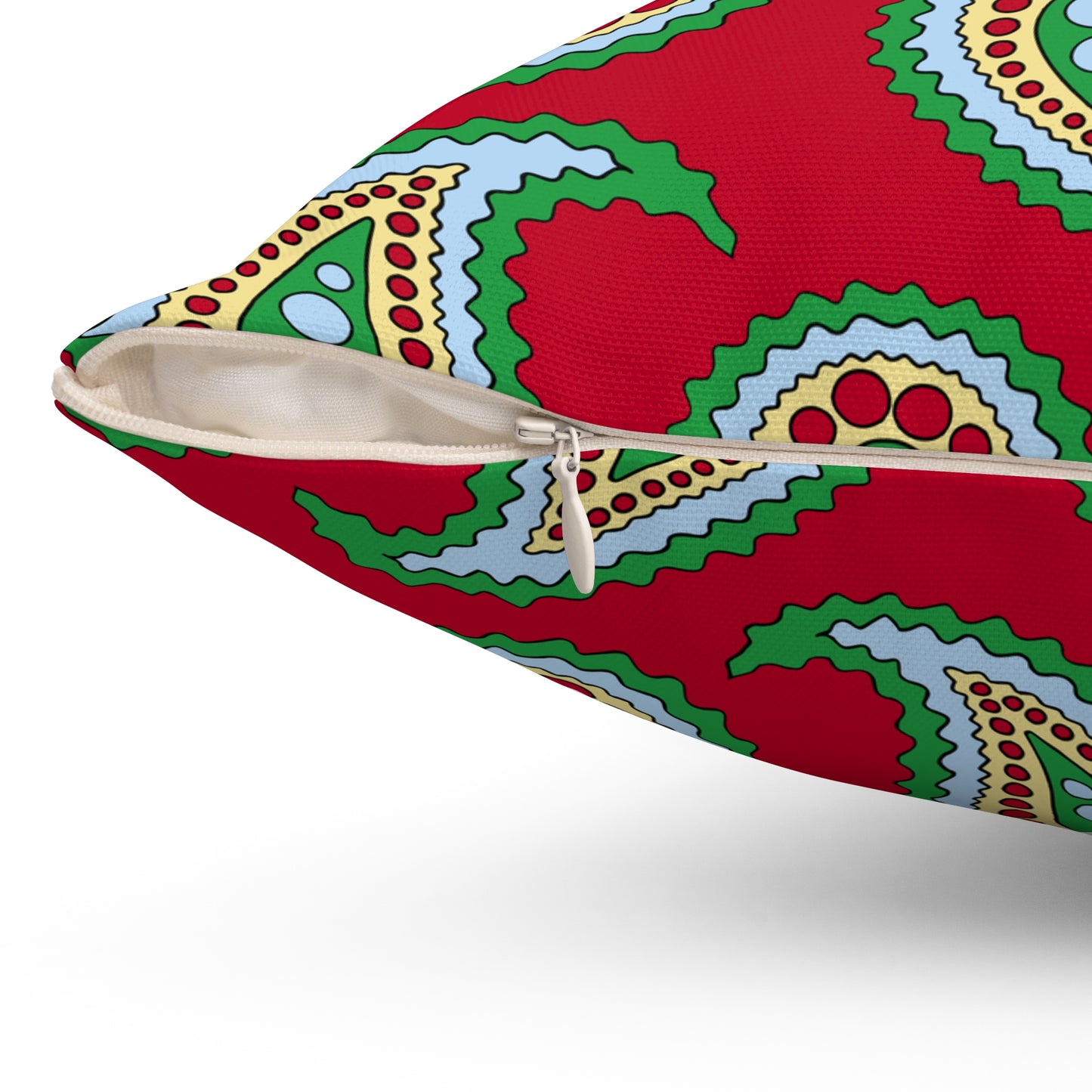 Eritrea Retro Paisley Cushion Pillow