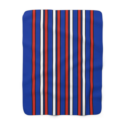 Russia Retro Stripes Blanket Throw