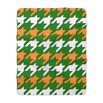 India Retro Houndstooth Blanket Throw