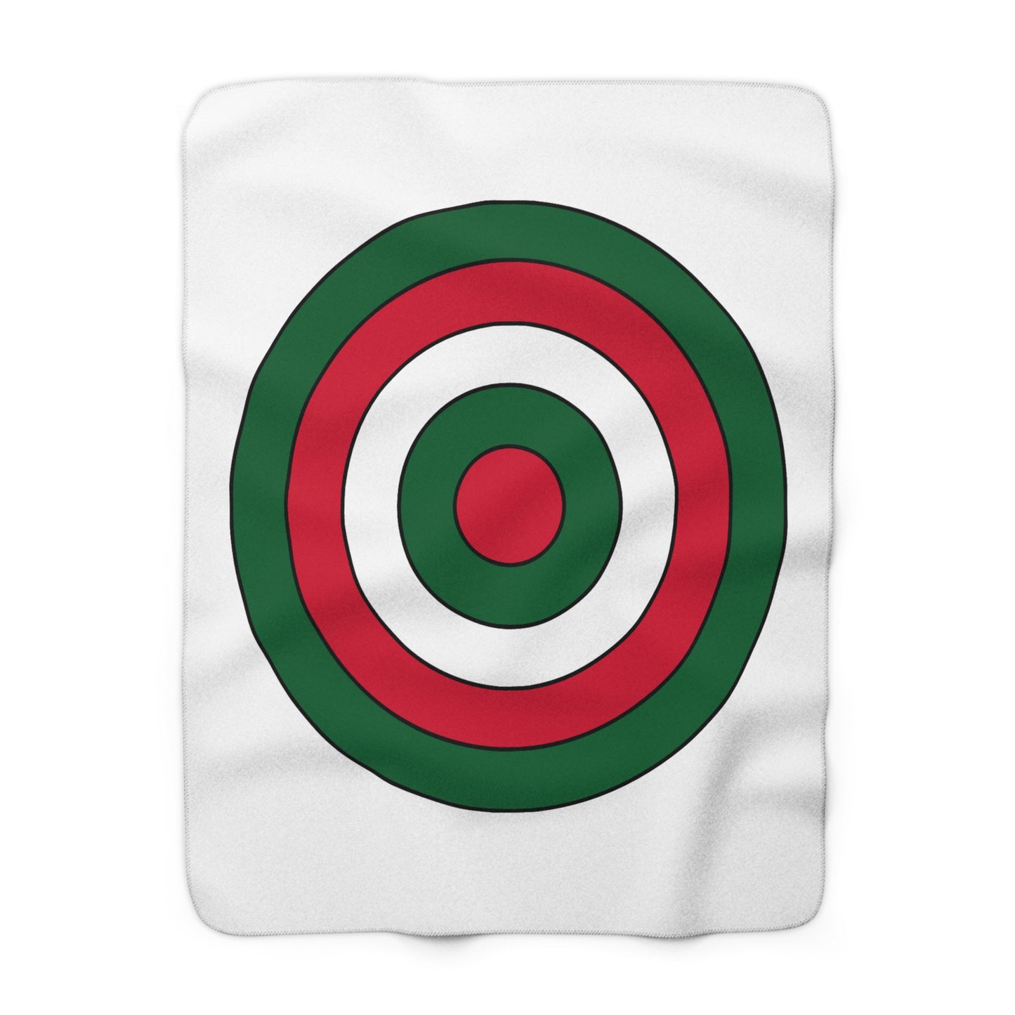 Algeria Retro Target Blanket Throw