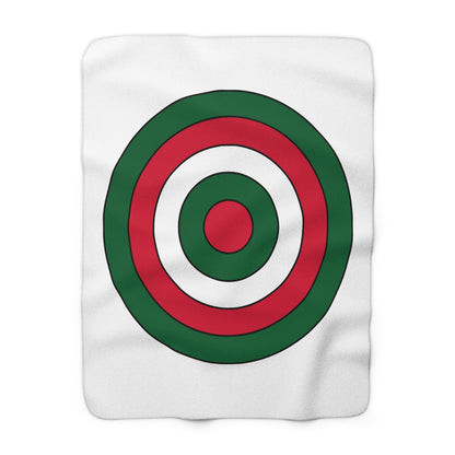Algeria Retro Target Blanket Throw