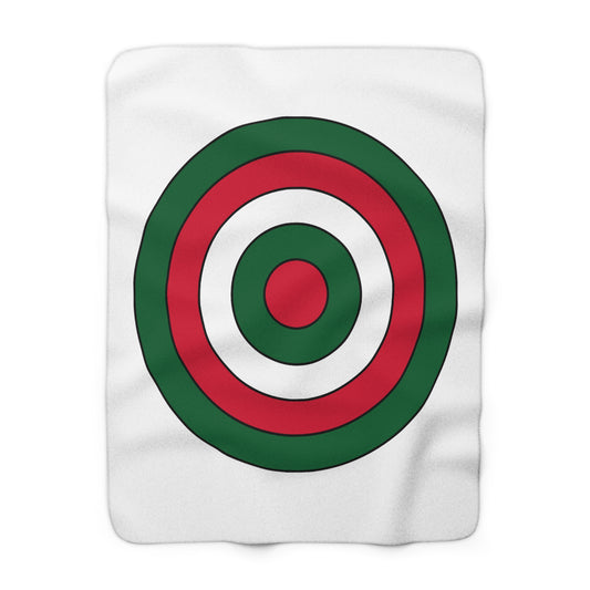 Algeria Retro Target Blanket Throw