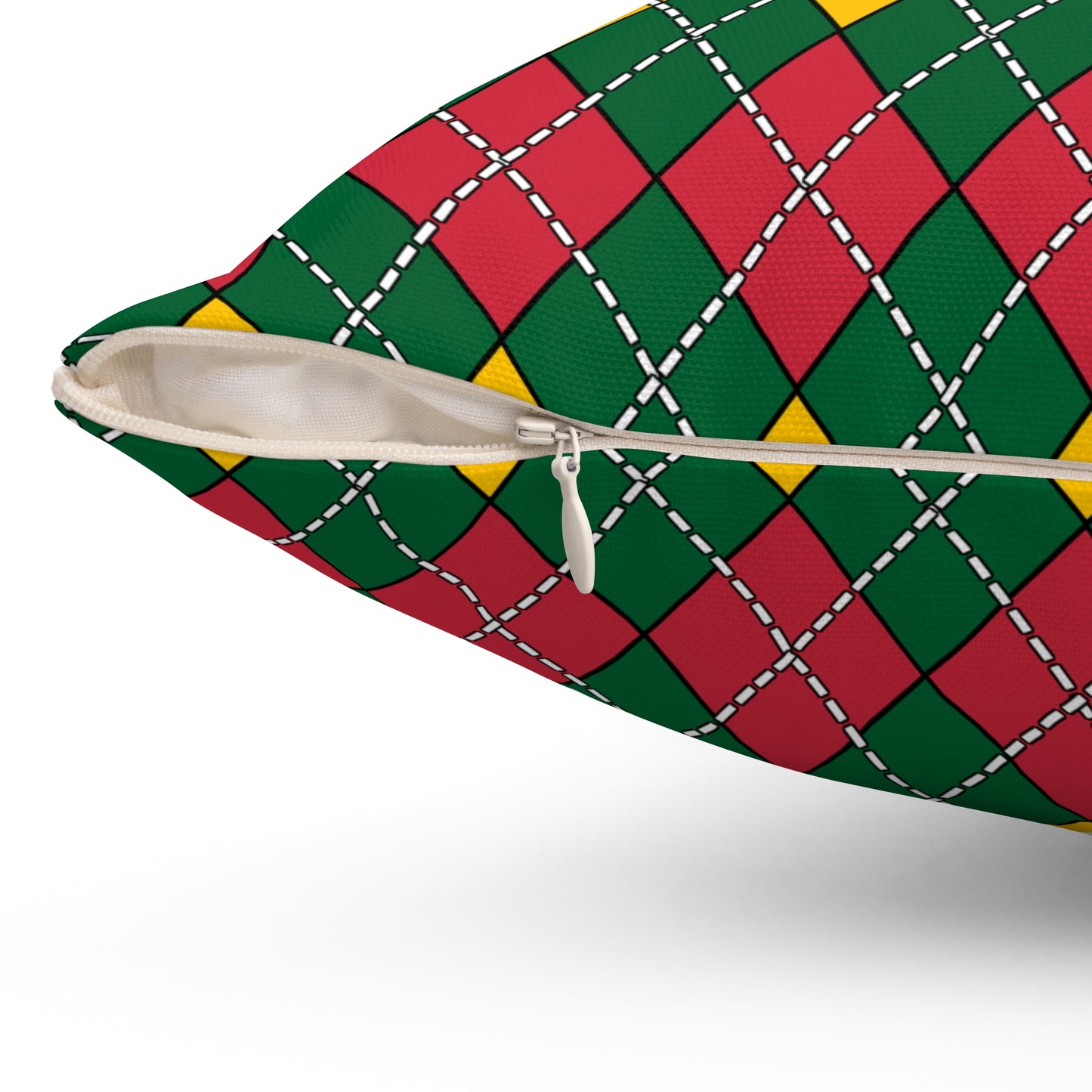 Mauritania Retro Argyle Cushion Pillow