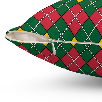 Mauritania Retro Argyle Cushion Pillow
