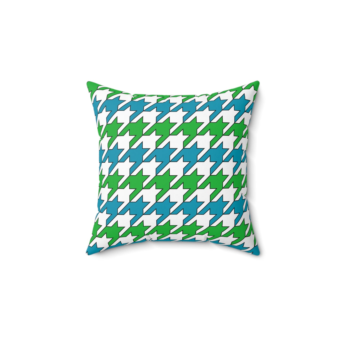 Uzbekistan Retro Houndstooth Cushion Pillow
