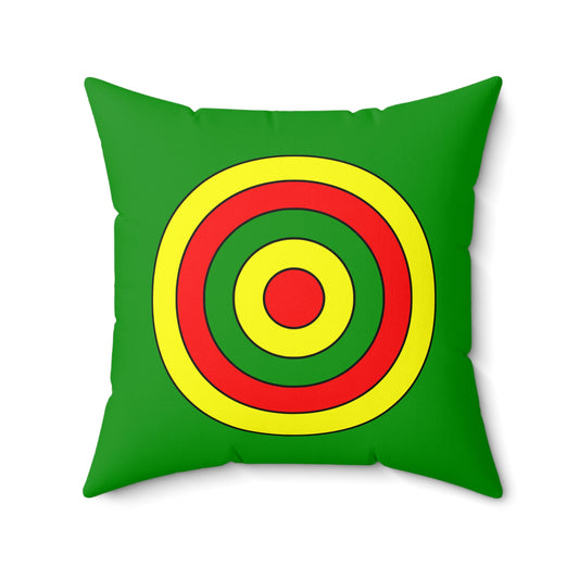 Guinea Retro Target Cushion Pillow