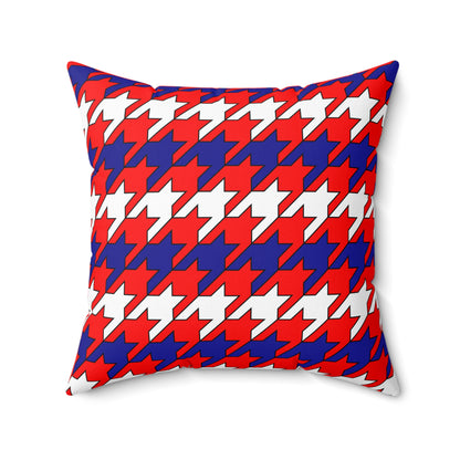 Croatia Retro Houndstooth Cushion Pillow