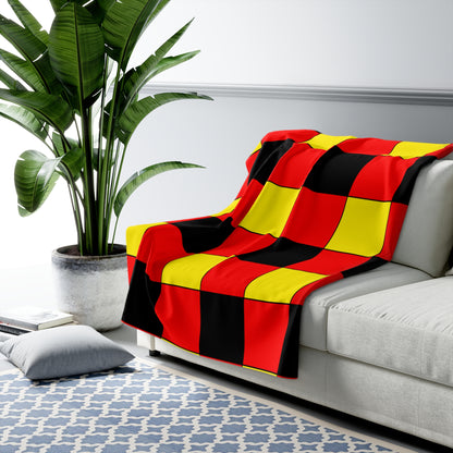 Angola Retro Check Blanket Throw