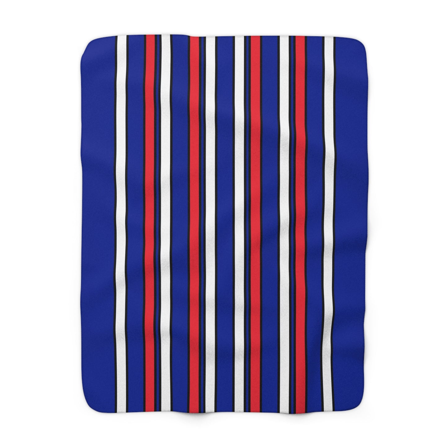 French Southern Territories Retro Stripes Blanket Throw